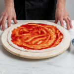 Base With Tomato Sauce (3/4th Cooked)